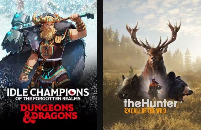Δωρεάν από 22 Ιουνίου έως 29 Ιουνίου τα Idle Champions of the Forgotten Realms (πρόσθετο αξίας 100 $) και theHunter: Call of the Wild™, από την Epic Games