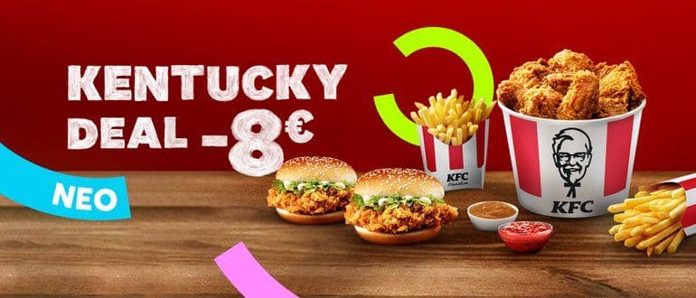 Efood - KFC Kentucky deal -8€