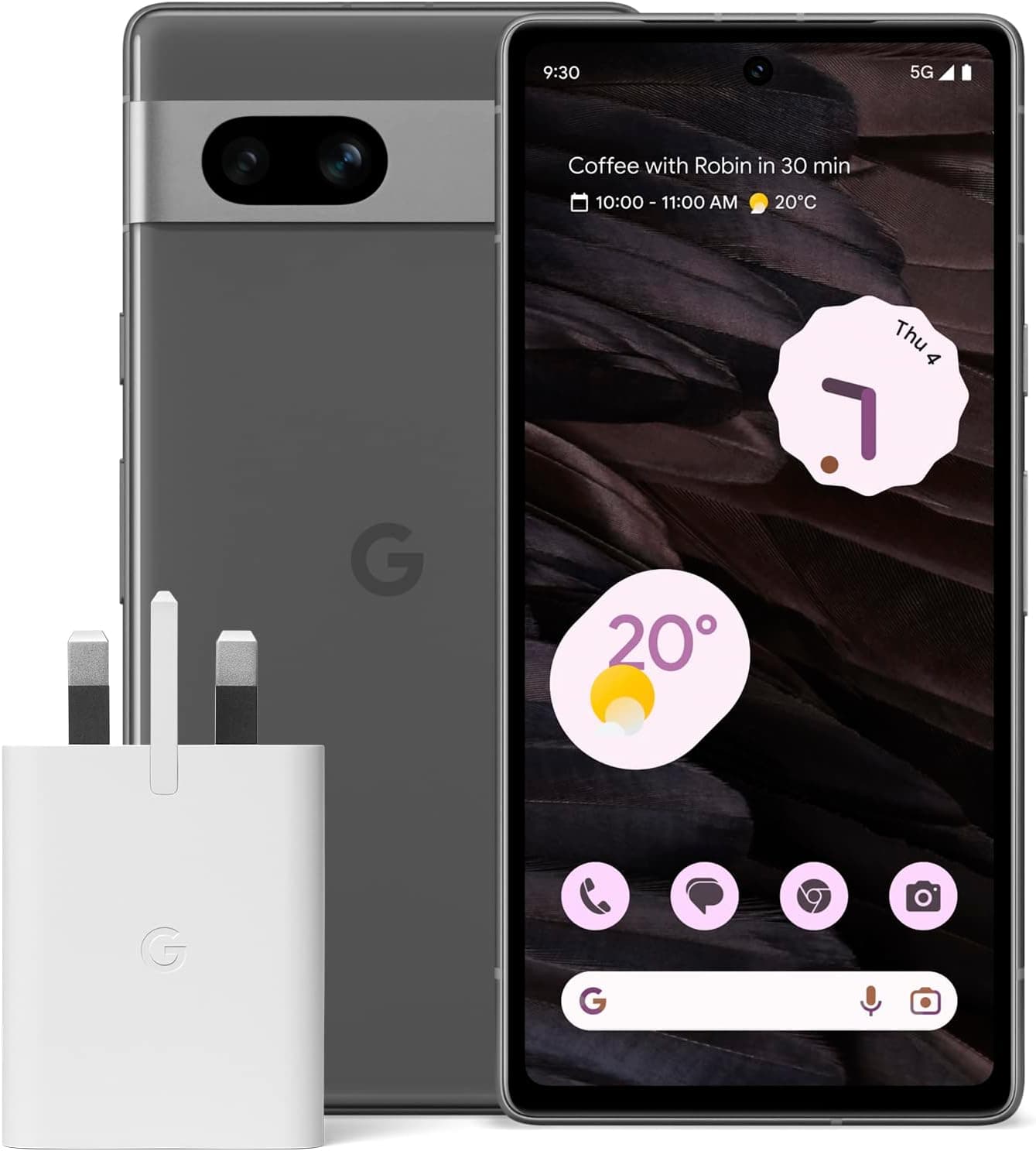 Google Pixel 7a + Pixel 30W Charger Bundle