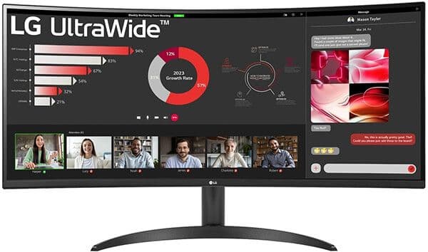 Οθόνη LG 34WR50QC-B 34'' UltraWide Curved QHD VA 100HZ Black