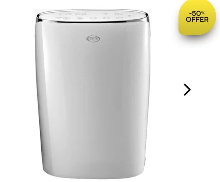 ARGO Platinum Evo Αφυγραντήρας 41lt με Ιονιστή, στα 199€ από MEDIAMARKT και PUBLIC