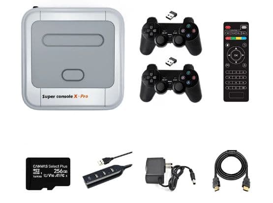 Super Console X Pro Amlogic S905X Wireless TV 64GB,128GB, 256GB 50000+ Games,TV Box 4K HD for PSP PS1 N64 NES Atatri GB Support APP Download, στα 52,49€, Banggood