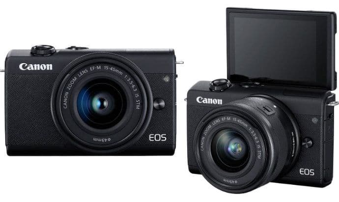  Canon Mirrorless Φωτογραφική Μηχανή EOS M200 Crop Frame Kit (EF-M 15-45mm F3.5-6.3 IS STM) BLACK, στα 399€, από GuruElectrics ( Επίσημος μεταπωλητής)