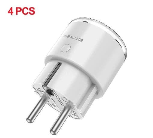 4 τεμάχια BlitzWolf BW-SHP6 Pro 15A 3450W WiFi Smart Plug Wireless Energy Monitoring Voice Control Alexa and Google Assistant, στα 31,98€, Banggood