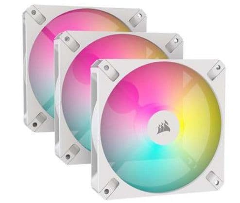 Case Fan Corsair AR120 iCUE 120mm RGB PWM (3-Pack) White CO-9050169-WW, στα 28,90€, από Websupplies