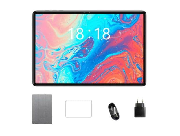 N-ONE NPad S MT8183 Octa Core 4GB RAM 64GB ROM 10.1 Inch Android 12 Tablet With Case Cover and Glass Sreen Protector - Gray, στα  77,52€, Banggood, Αποθήκη Τσεχίας