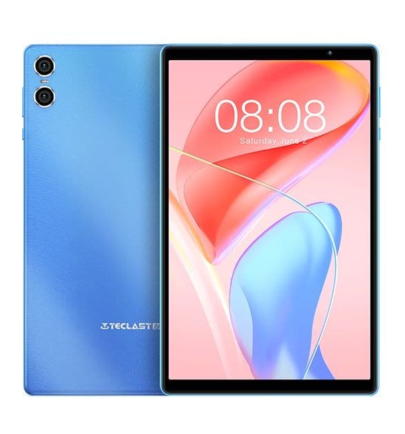 TECLAST P26T tablet - Android 13, 4GB/64GB, 10.1", 2.4G/5G WiFi, 1280×800 IPS, Type C/BT5/Dual Cameras/Widevine L1/5000mAh/OTG/GPS/Blue/3.5mm Jack (2023)