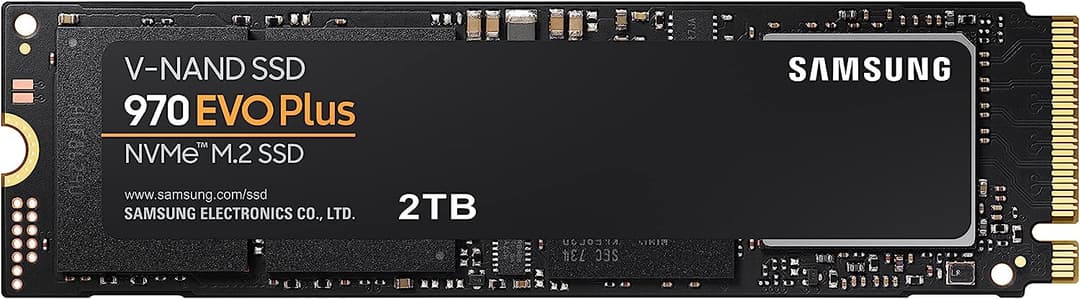 Samsung  970 EVO Plus 2 TB M.2 Internal NVMe SSD