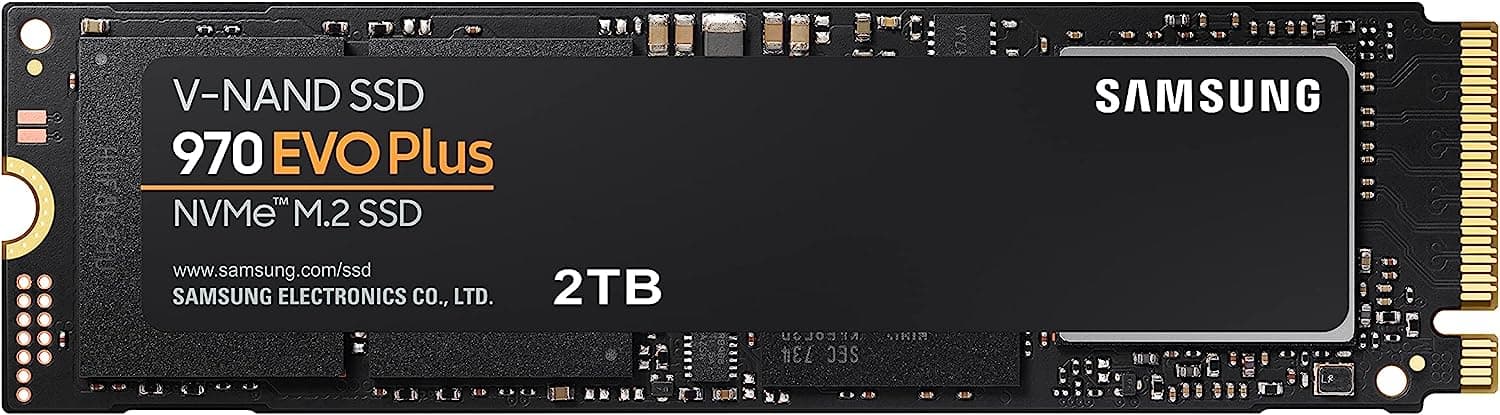 Samsung  970 EVO Plus 2 TB M.2 Internal NVMe SSD