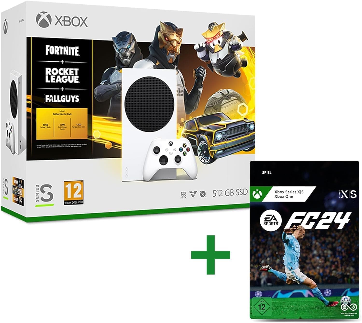Xbox Series S 512GB Gilded Hunter Bundle + EA Sports FC 24 Standard Edition