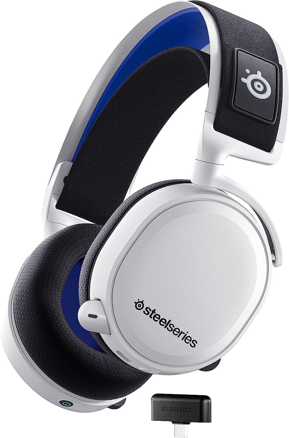 SteelSeries Arctis 7P+ Wireless Gaming Headset White (Lossless 2.4 GHz - 30 ώρες αυτονομία - συμβατό με PS5, PS4, PC, Mac, Android και Switch)