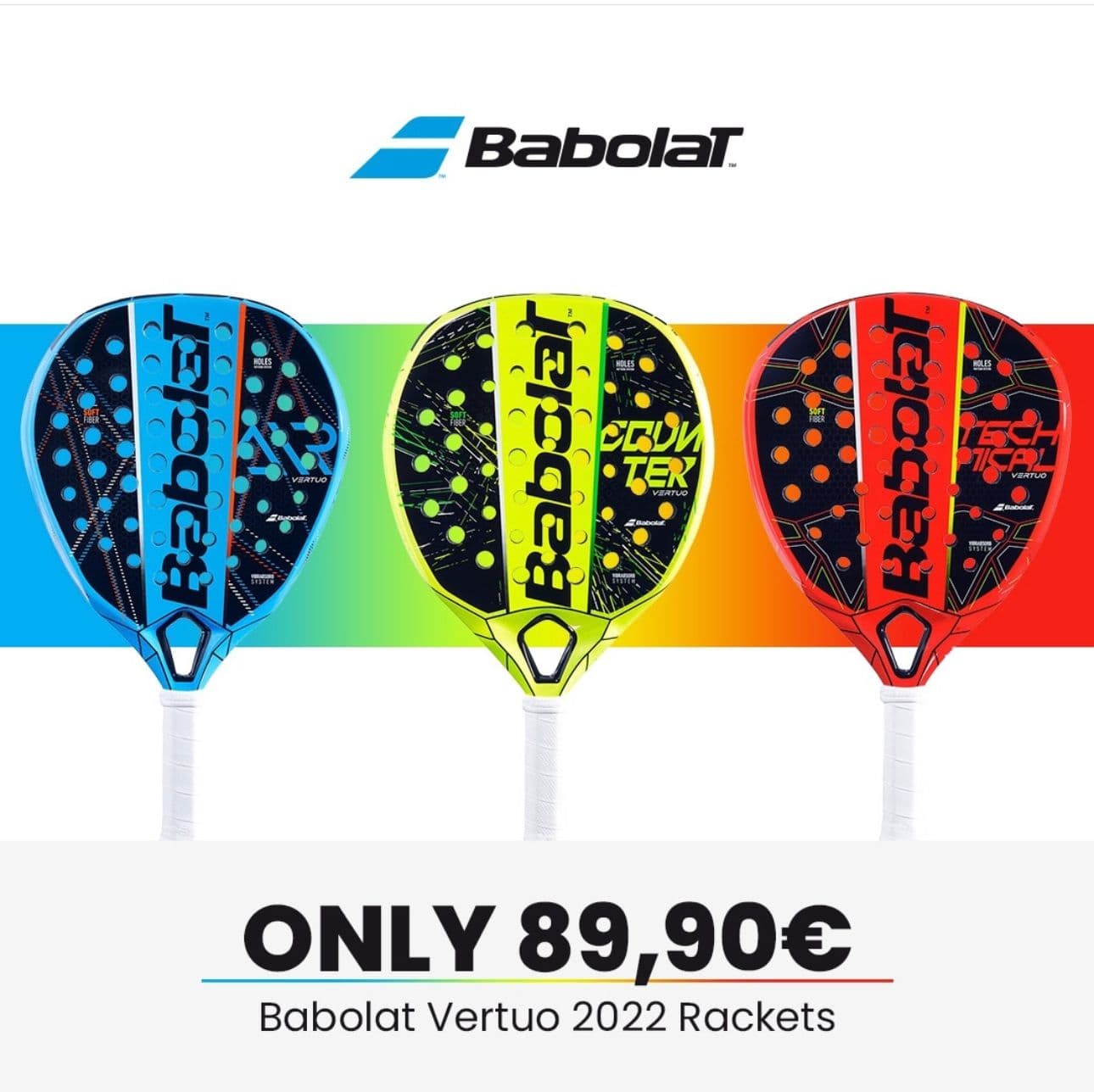 Ρακέτες Padel Babolat Vertuo 2022 από totalpadel.com