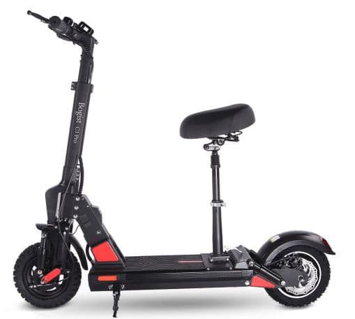 BOGIST C1 Pro Folding Electric Scooter 10 inch Tire 500W Motor 48V 13Ah Battery BMS Shockproof and Stab-Proof with Removable Seat - Black, στα 358,44, Geekbuying