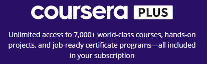 €0,40 για συνδρομή 1 μήνα στο Coursera Plus (online μαθήματα)