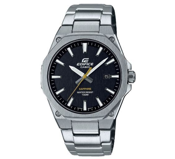 Casio Edifce Mens Watch Silver Stainless Steel Bracelet, Sapphire crystal with anti-reflective coating EFR-S108D-1AVUEF, 40mm, στα 88,36€, amazon.es