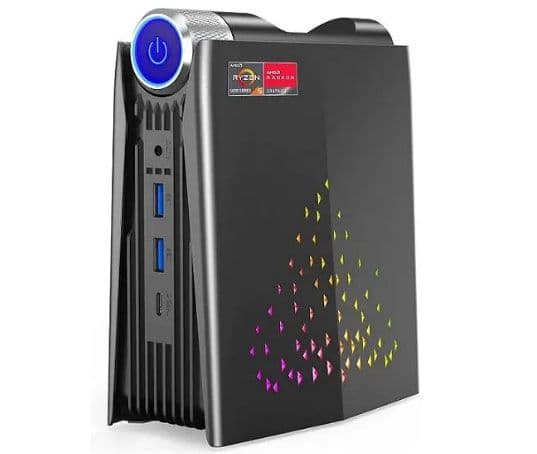 Mini PC ACEMAGICIAN RGB- AMD Ryzen 5 5600U, 16GB DDR4, 512GB SSD,  HDMI+DP+Type-C 4K 60Hz, 4xUSB 3.0. Windows 11 Pro, με 3 modes λειτουργίας, στα 261,81€, Geekbuying 