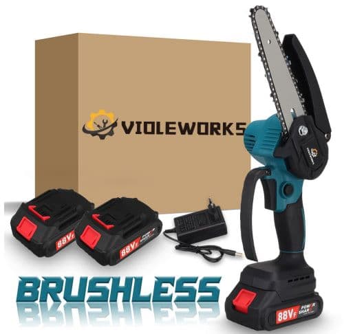 VIOLEWORKS 6 Inch 2000W 88VF Brushless ηλεκτρικό πριόνι με δύο μπαταρίες For Makita 18v Battery, στα 30,88€, Banggood (αποθήκη Τσεχίας)