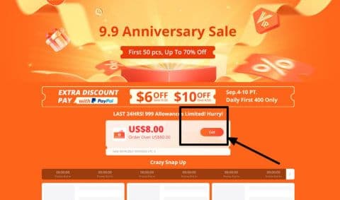 Κουπόνι allowance με -8$ (7,31€) για αγορές άνω των 80$ (73,11€) και ισχύει για το event μέχρι 10/9)