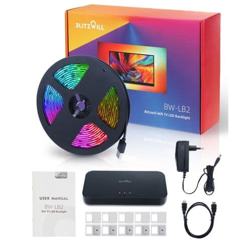 Blitzwill BW-LB2 WIFI TV LED Strip 5m Screen Sync & Music Sync TV with Light, στα 33,55€, Banggood (αποθήκη Πολωνίας)
