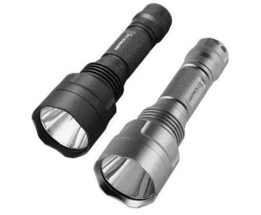 Astrolux® C8 SST40 2200LM 7/4modes A6 Driver Long Thrower Tactical LED Flashlight,  6500 K, 18650 σε 2 χρώματα μαύρο ή ασημί, στα 18,42, Banggood