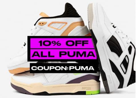 Έξτρα -10% σε όλα τα PUMA, από το sneaker10.gr