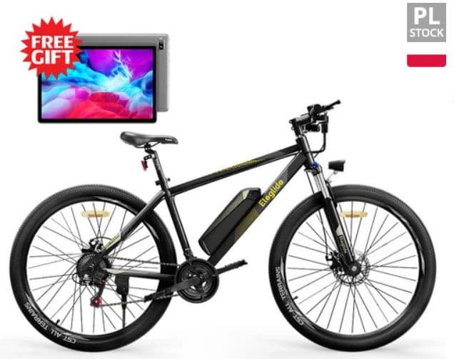ELEGLIDE M1 PLUS App Version 27,5" Τροχοί 21gears shimano 12,4Ah 36V Μπαταρία 250W Ηλ. Μοτέρ και δώρο N-one NPad Air Tablet 4G LTE 10.1'', Geekbuying