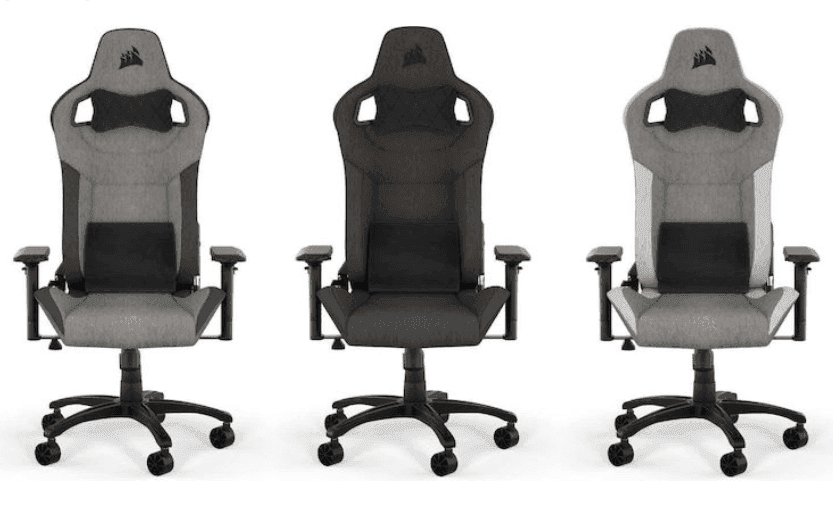 Corsair T3 Rush Fabric (2023) Υφασμάτινη Καρέκλα Gaming με Ρυθμιζόμενα Μπράτσα σε 3 χρώματα, στα 199€, από Cosmodata, Msystems, Websupplies, MyPCShop και Gamescom