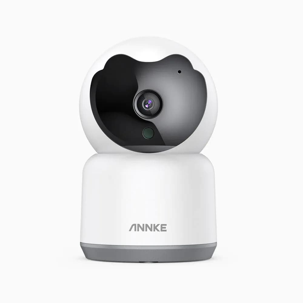 Crater 2 Camera - 3MP WiFi Pan Tilt, Sound + Motion Detection, One-Touch Alarm, Two-Way Audio, Cloud & Max. 128 GB Local Storage, Works with Alexa
