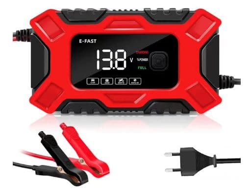 E-FAST 12V 6A Large Screen Digital Display Battery Charger Pulse Repair for Car Motorcycle Dry Water Lead-acid Batteries - US Plug, στα 15,19€, Banggood