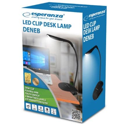 ESPERANZA ELD104K LED DESK LAMP DENEB BLACK, στα 5,69€, από e-shop specials