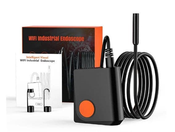 Φορητό ενδοσκόπιο ANESOK W200 WiFi, Κάμερα 2K, Ανάλυση 1080P, 4 ώρες Χρόνος εργασίας, 8 LED, IP67 Αδιάβροχο με 5 μ καλώδιο, στα 19,82€, Banggood