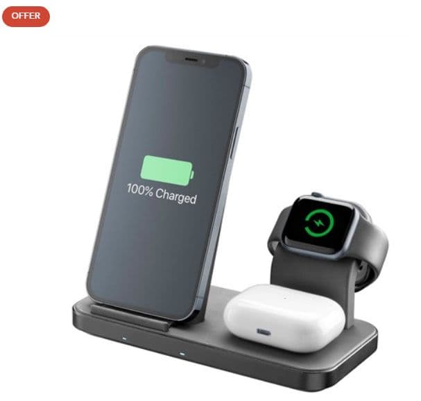 Cellular Line Ασύρματος Φορτιστής (Qi Pad) 3 Θέσεων Μαύρος, στα 49,99€, από το ΠΛΑΙΣΙΟ (Weekend Deal)