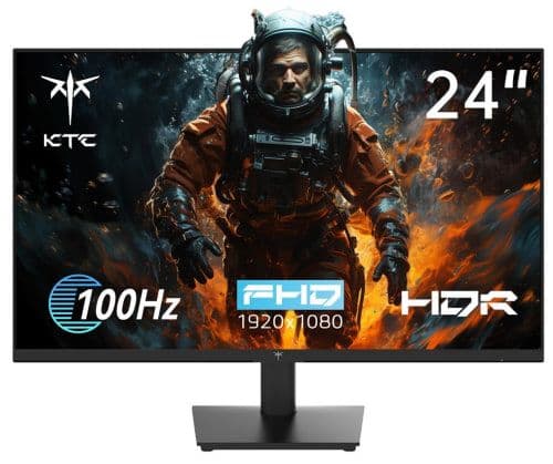 KTC H24V13 23.8'' Gaming Monitor 100Hz 1920 x 1080P 104% sRGB AdaptiveSync VESA Wall Mount Tilt Adjustment, στα 94,99€, Geekbuying (Αποθήκη Πολωνίας)