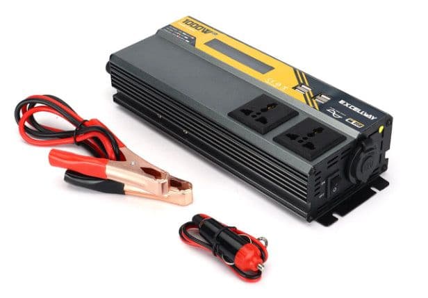 Excellway 2000W (Peak) Car Power Inverter 220V-50HZ DC 12V ή 24V w/LCD Display Dual AC Outlets Dual USB Car Charger for Car Home Laptop Truck, στα 34,23€, Banggood