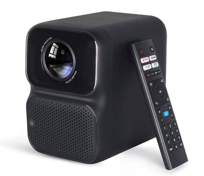 [Netflix Certified] Xiaomi Wanbo TT Portable Projector, Native 1080P, 650 ANSI Lumens, HDR10, Keystone Correction, 5G WiFi, 1GB/8GB, Bluetooth 5.1, Dolby Atmos, Auto-focus, από Geekbuying