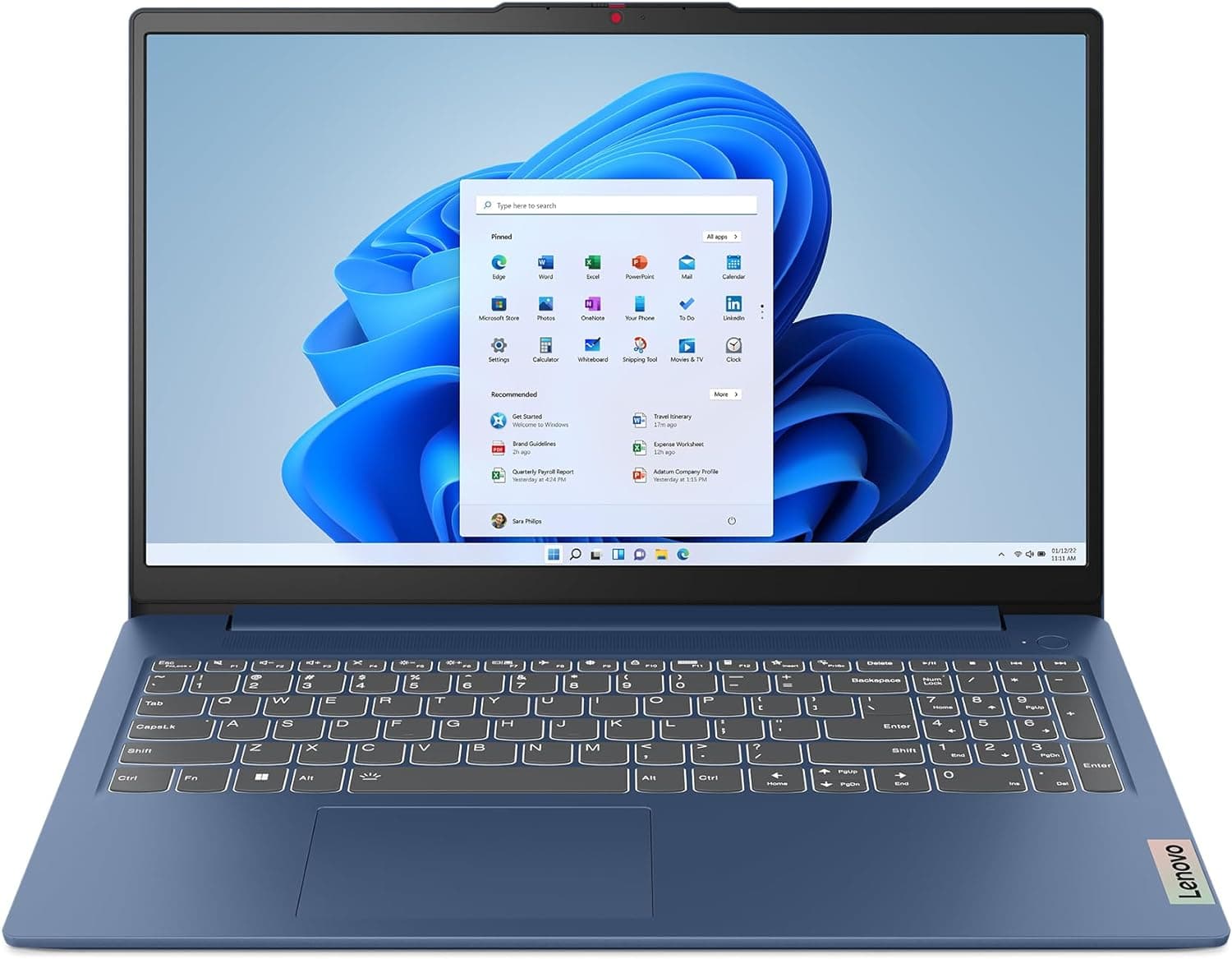 Lenovo IdeaPad Slim 3 14IAH8 (14" FHD IPS / i5-12450H / 16GB / 512GB / Windows 11 / QWERTY UK)