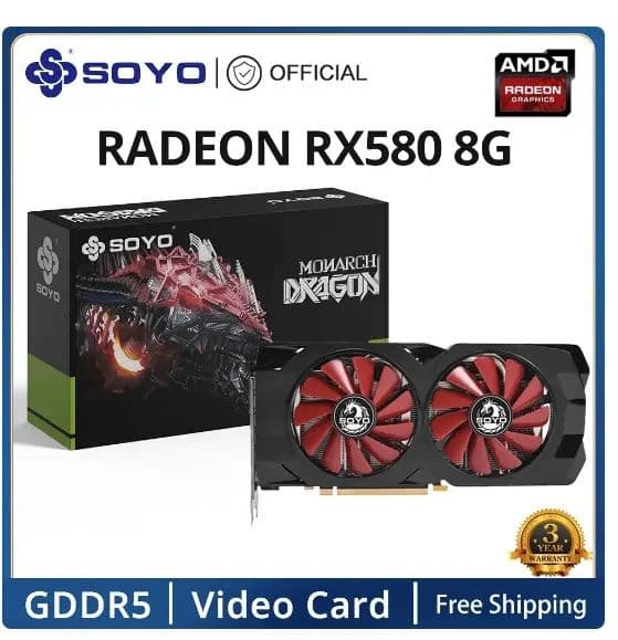 Κάρτα γραφικών Soyo RX580 8GB