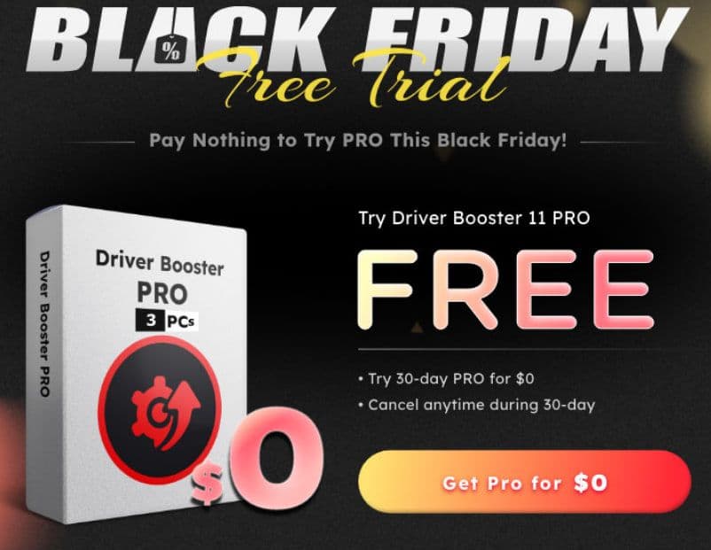 Δωρεάν για 30 ημέρες το δημοφιλές Driver booster 11 pro, από την IObit