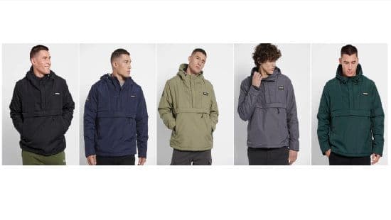 Ανδρικό overhead jacket με κουκούλα σε διάφορα χρώματα, στα 49,98€, από Funky Buddha