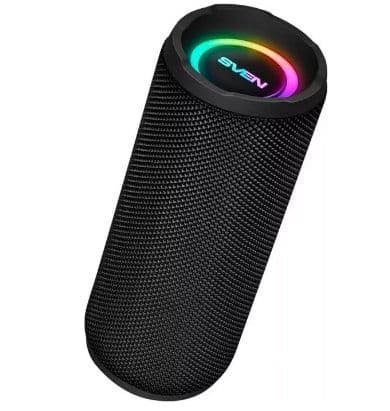 Αδιάβροχο Φορητό Ηχείο Sven PS-160 - 12 Watt - AUX, Bluetooth, USB, microSD, FM - Black, στα 24,90€, από Cosmodata