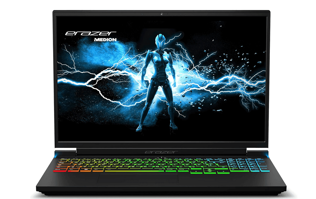 Medion ERAZER Major X10 gaming notebook (16.0" IPS QHD+ 165Hz 100% SRGB, i7-12700H, 16GB, 1TB SSD, Intel Arc A730M, W11)
