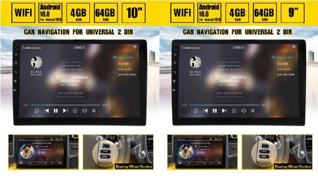 iMars 10 inch 2DIN Car MP5 Video Player with CarPlay 4+64GB for Android 10.0 System Built-in WiFi GPS bluetooth - with Camera, στα 80,16€  Banggood (προπαραγγελία)