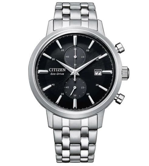 Citizen CA7060-88E Ρολόι Χρονογράφος Eco - Drive με Ασημί Μεταλλικό Μπρασελέ, στα 123,54€, από Amazon.de