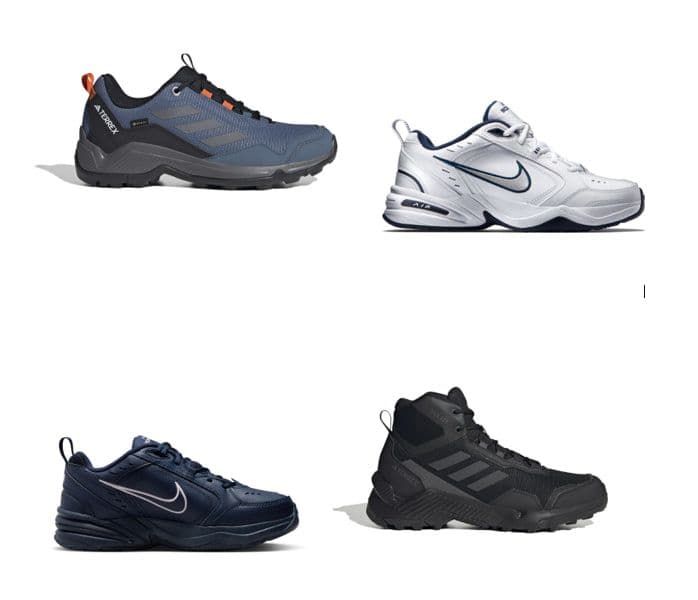 Προσφορές σε παπούτσια από marinospor.gr (ADIDAS TERREX EASTRAIL GTX ID7846, στα 65€, Nike Air Monarch IV Ανδρικά Sneakers White / Metallic Silver, στα 40€ και άλλα)