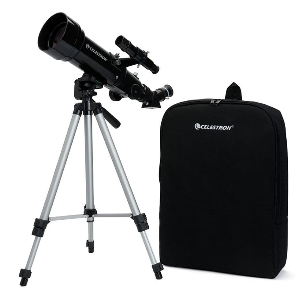 [Telescope] Celestron 21035 Travel Scope 70 [Portable Refractor Telescope Kit with Backpack, Black]