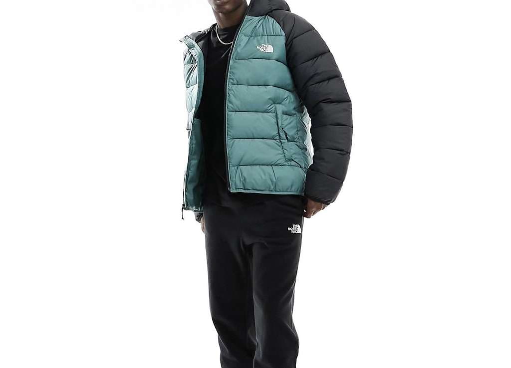 [Puffer Jacket] The North Face Lauerz synthetic puffer jacket (Green and Black)