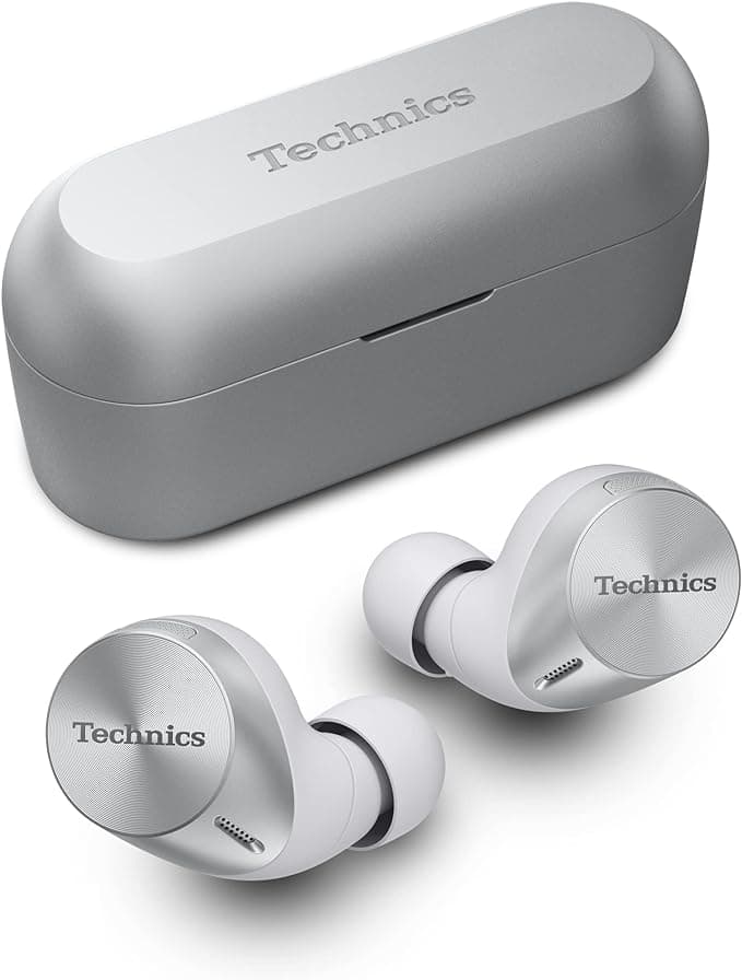 [Wireless Earbuds] Technics EAH-AZ60 Wireless Earbuds with Noise Cancelling [Black & Silver]