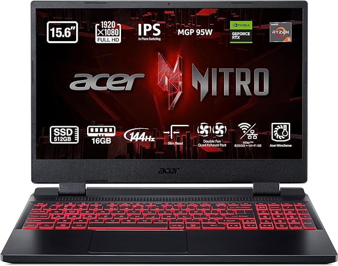 [Gaming Laptop] Acer Nitro 5 AN515-47 [15.6" IPS 144Hz, R7 7735HS, 16GB DDR5, 512GB NVMe, RTX 3050 Ti 95W, No OS]