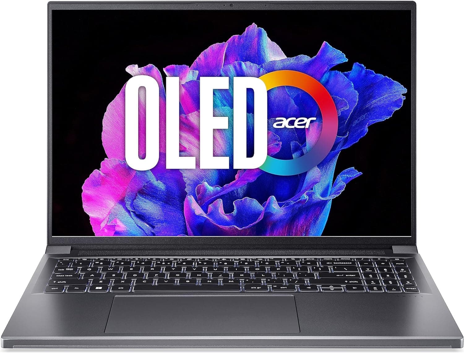 Acer Swift X SFX16-61G-R73A (16" 3.2K OLED 120Hz / Ryzen 7 7840HS / 16GB / 512GB / RTX 4050 / Windows 11 / QWERTZ)