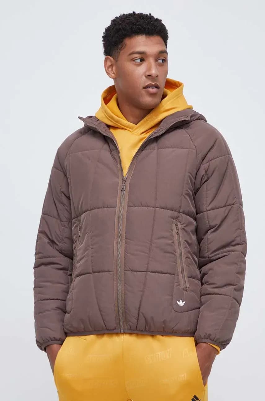 [Puffer Jacket] Adidas ADV Quilted Puffer Jacket [Brown]